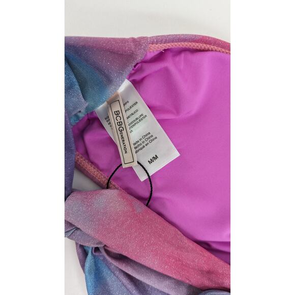 Convertible Pink Bikini Top by BCBGeneration Swim - Picture 8 of 10